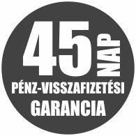 45 nap pénz-visszafizetési garancia