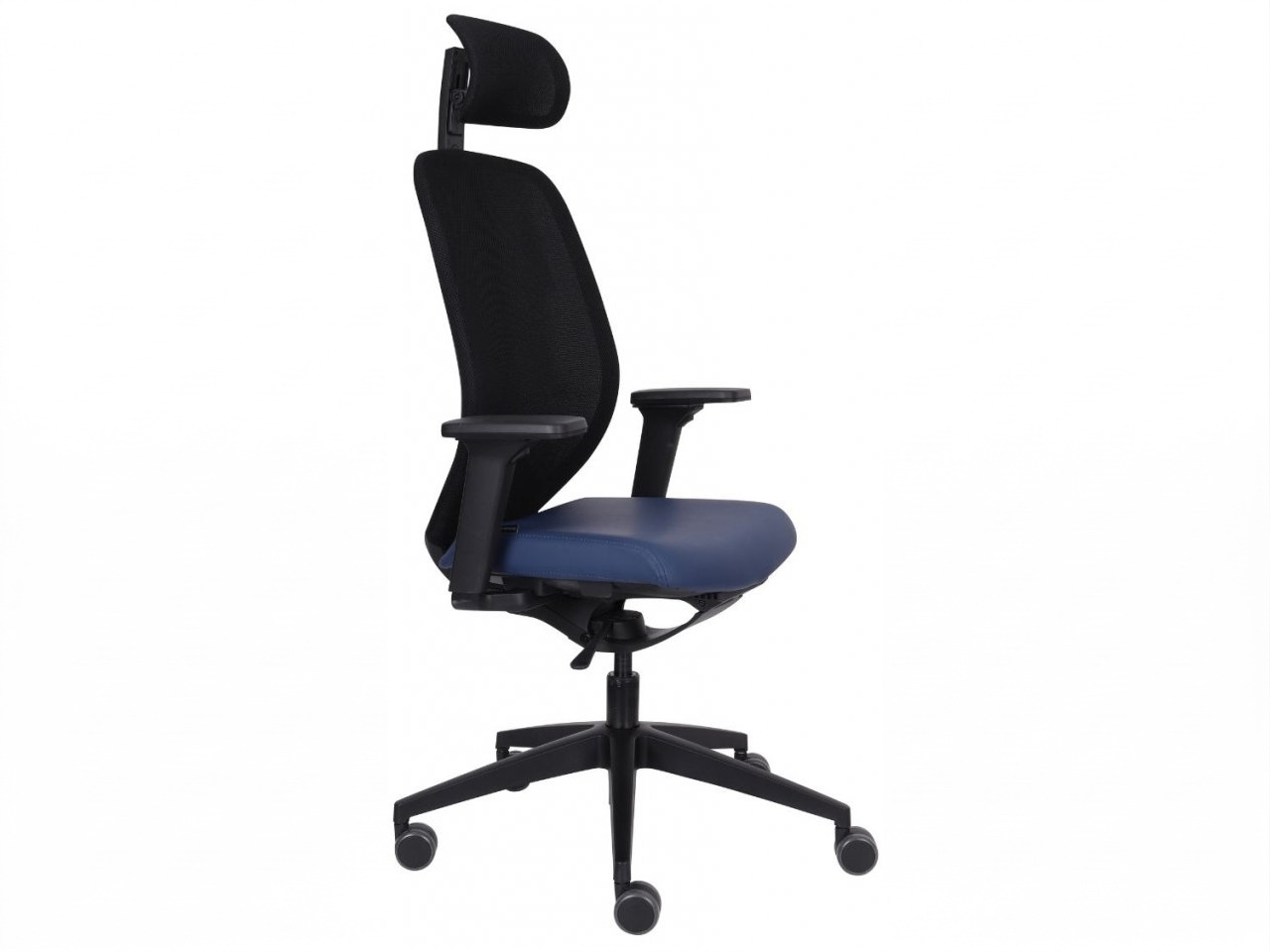 GRO-4U BS HD Black ergonomikus forgószék deréktámasszal és fejtámlával