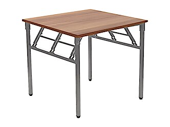 ALB-NY-A024/76 SQ összecsukható asztal szürke vázzal (80 cm)