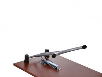ALB-SC-922-59CH összecsukható asztal krómozott íves lábbal (160 cm) 2