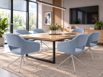 ANT-Belen style modern design tárgyalószék szövet kárpitozással 2