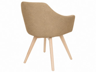 ANT-Ravenna wood favázas szék, textilbőr 3