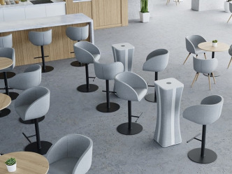 GRO-Jula Tower bankett asztal indukciós töltővel 3