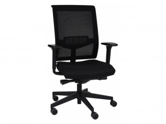 GRO-Level BS Black modern irodai forgószék hálós háttámlával