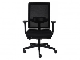 GRO-Level BS Black modern irodai forgószék hálós háttámlával 2