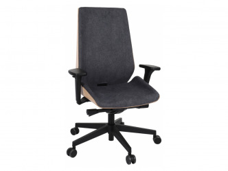 GRO-Moon Wood Black vezetői forgószék