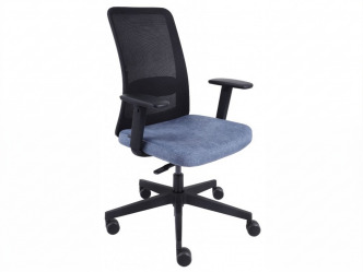 GRO-Nico BS Black ergonomikus forgószék deréktámasszal