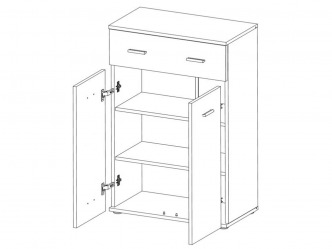 TEM-Mario new typ G modern komód 2