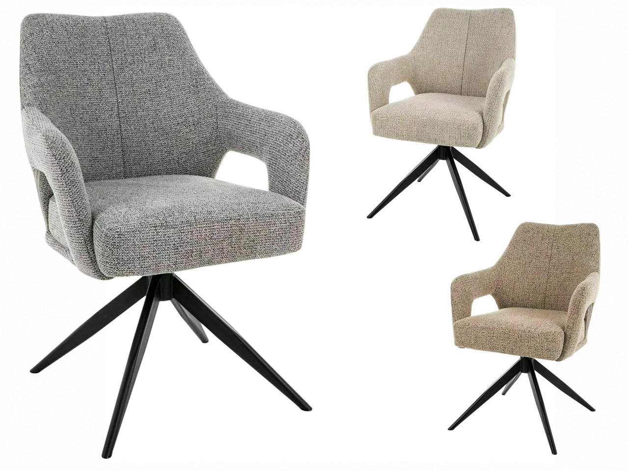 SIG-Olsen Noelle modern fémvázas forgó fotel